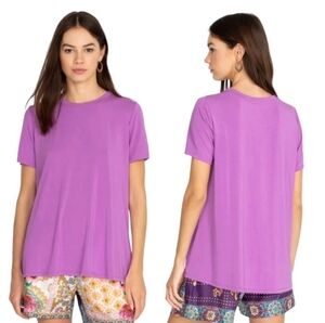 NWT Johnny Was Iris Favorite S/S Swing Tee, Size Large